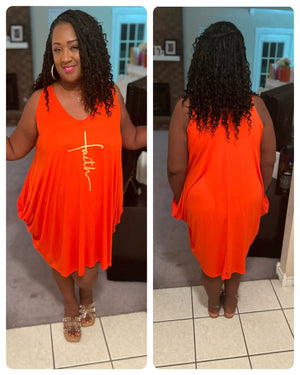 Lexi’s Custom Orange Faith Dress
