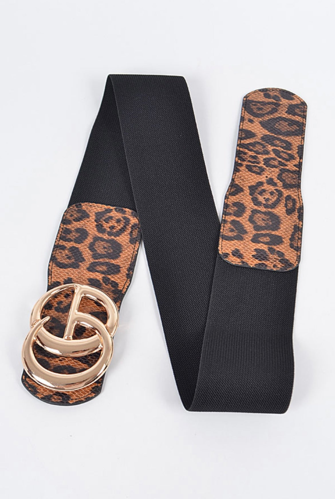 Leopard Plus Size Elastic Belt