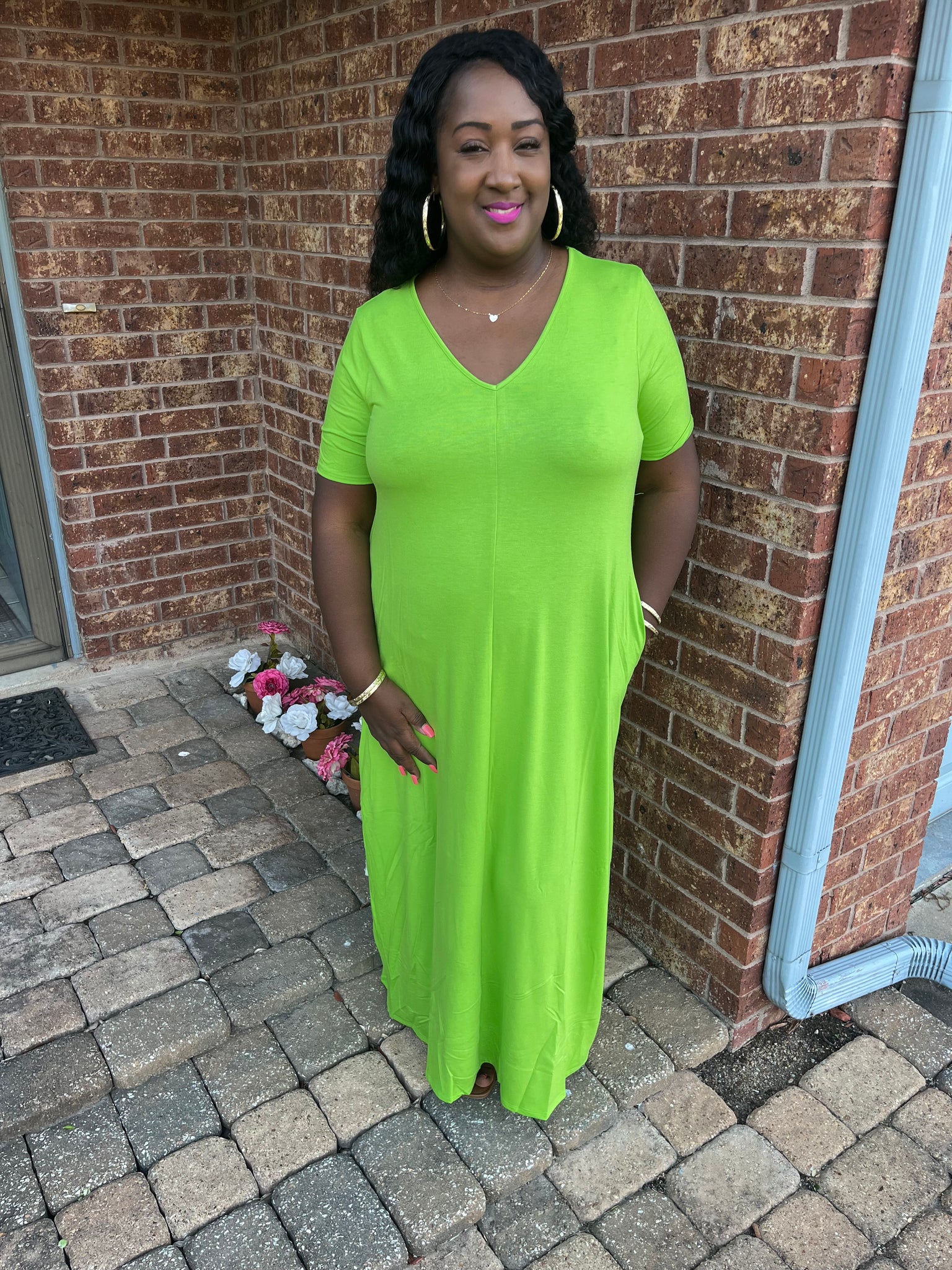Bee’s Lime Green Maxi