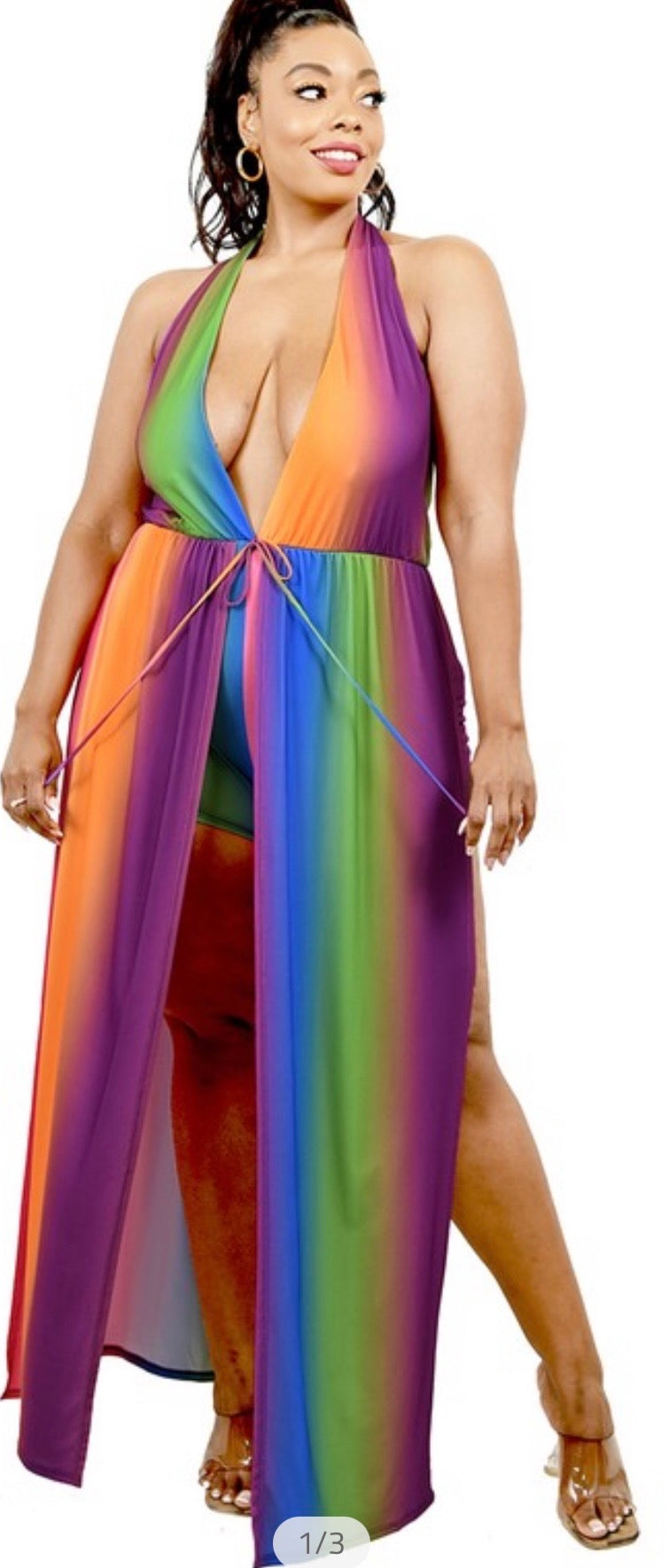 Rainbow Dress - Lexi’s Plus Size Spot