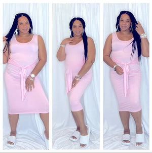 Lexi’s Light Pink Vibe Dress - Lexi’s Plus Size Spot