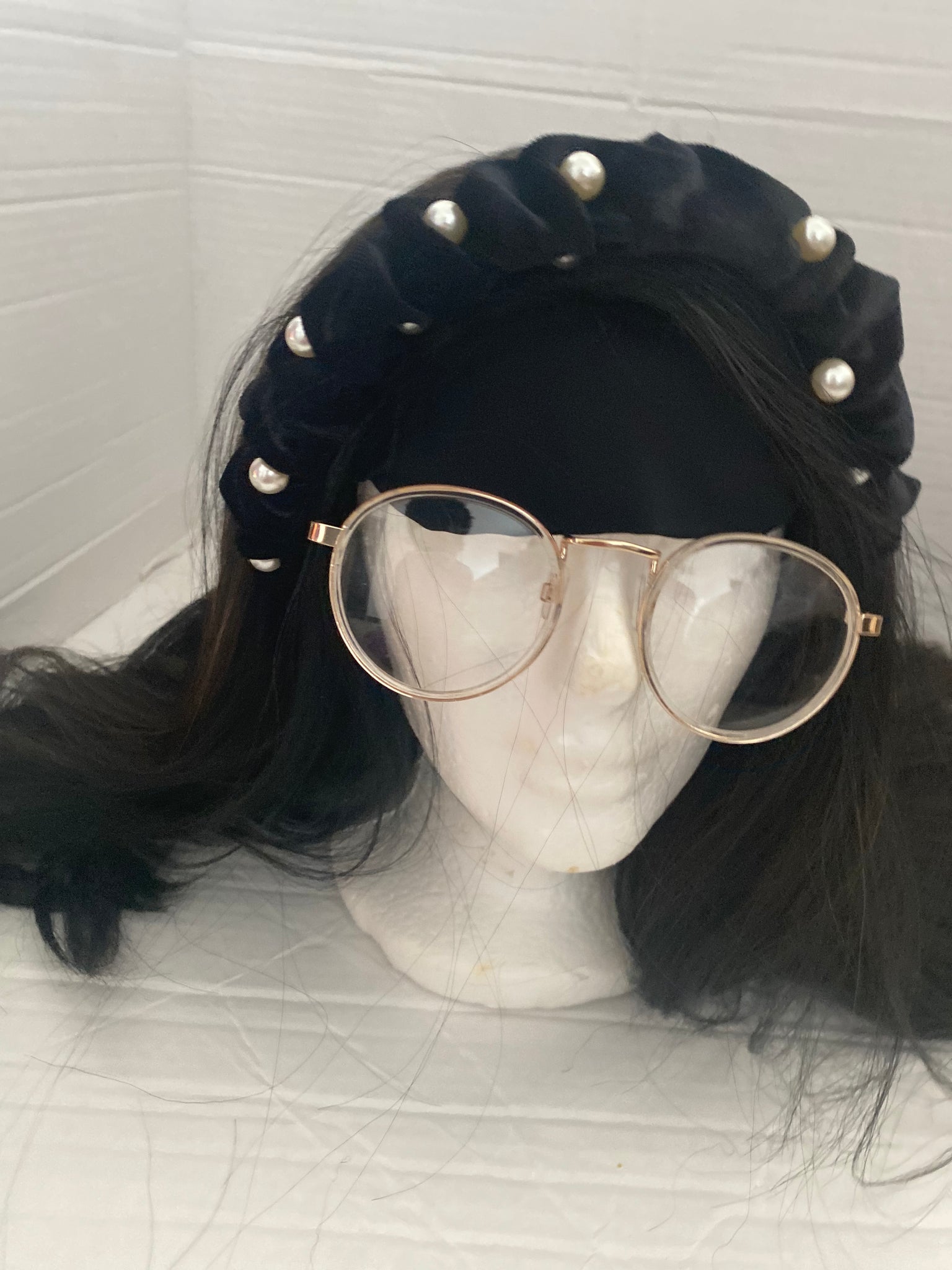 Runched Pearl Headband