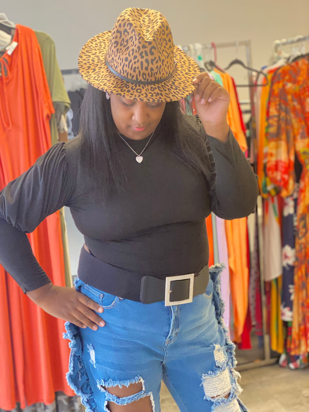 Leopard Fedora - Lexi’s Plus Size Spot